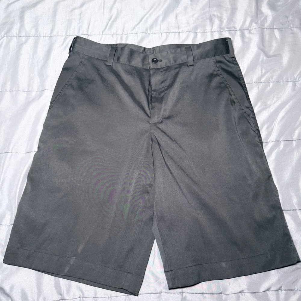 Nike Golf Shorts Mens 30 Black Excellent Dri-FIT Flat Front‎ Stretch 551808-010